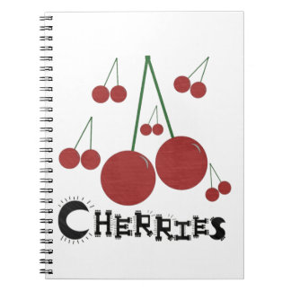 Cuaderno de recetas de cerezas