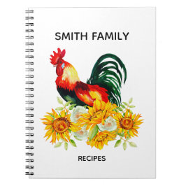 Cuaderno de recetas de cocina personalizadas