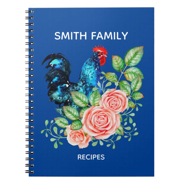 Cuaderno de recetas de cocina personalizadas (Frente)