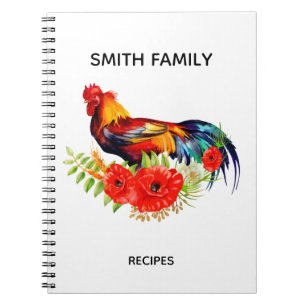 Cuaderno de recetas de cocina personalizadas