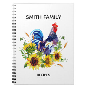 Cuaderno de recetas de cocina personalizadas