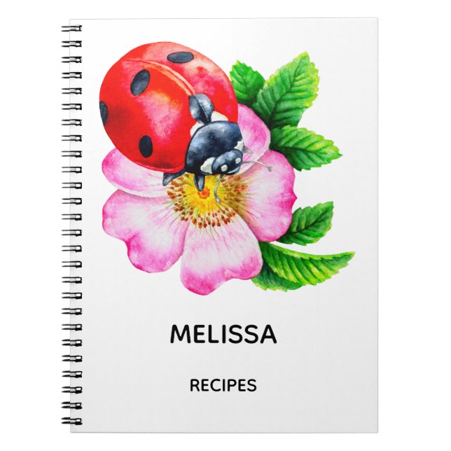 Cuaderno de recetas de cocina personalizadas (Frente)