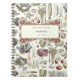 Cuaderno de recetas de cocina vegetal de Adolphe M
