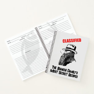 Cuaderno de recetas de familia secreta