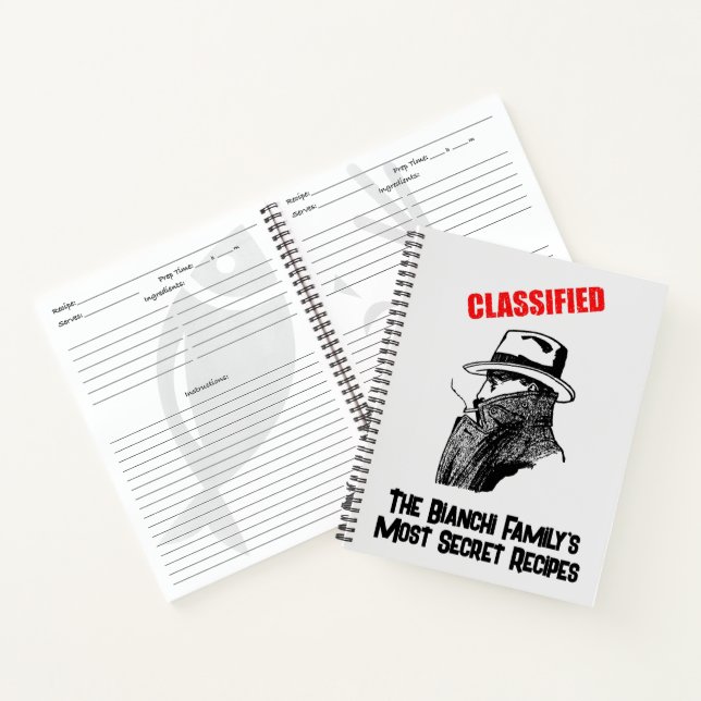 Cuaderno de recetas de familia secreta (Interior)