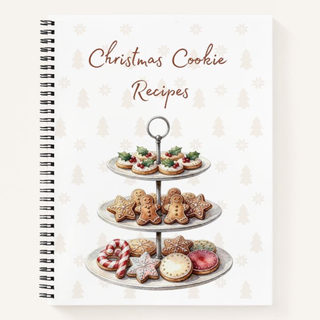 Cuaderno de Recetas de Galletas de Navidad (Anverso)