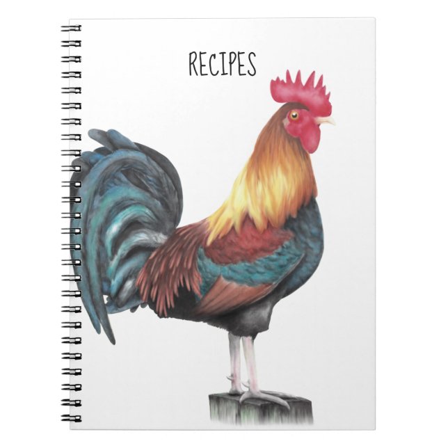 Cuaderno de recetas de gallo de agua (Frente)