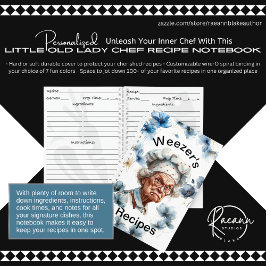 Cuaderno de Recetas de la Pequeña Chef Anciana