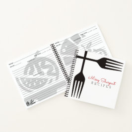 cuaderno de recetas de libros de cocina personal d
