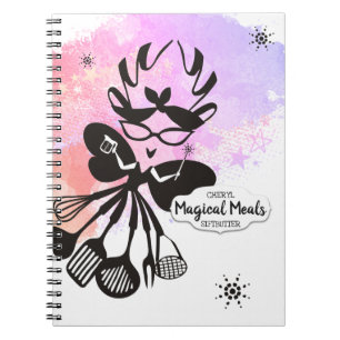 Cuaderno de recetas de libros de hadas de cocina c