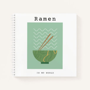 Cuaderno de recetas de Ramen