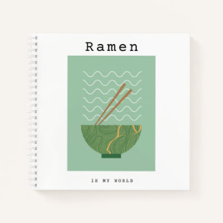 Cuaderno de recetas de Ramen