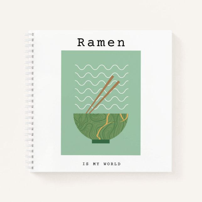 Cuaderno de recetas de Ramen (Anverso)