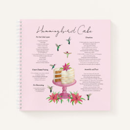 Cuaderno de recetas de tomate de coñac Hummingbird