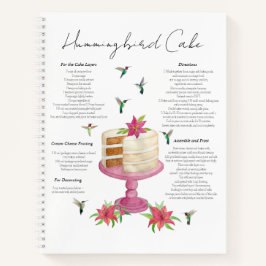 Cuaderno de recetas de tomate de coñac Hummingbird