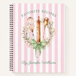 Cuaderno de Recetas de Utensilios Florales de Coci