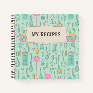 Cuaderno De Recetas En Blanco Para Escribir