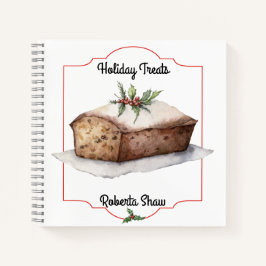 Cuaderno de recetas espirales de panadería de époc