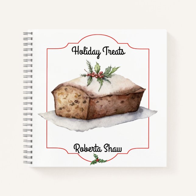 Cuaderno de recetas espirales de panadería de époc (Anverso)