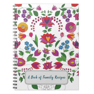 Cuaderno de Recetas Familiares de Flores Folclóric