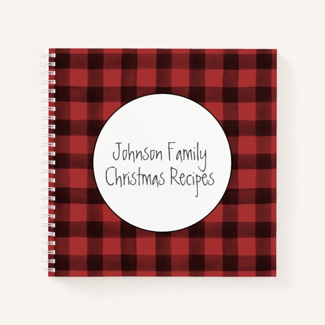 Cuaderno de recetas familiares de Navidades de car (Anverso)