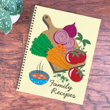 Cuaderno de Recetas Familiares de Verduras