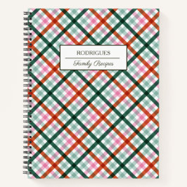 Cuaderno de Recetas Familiares Personalizado Gihgh
