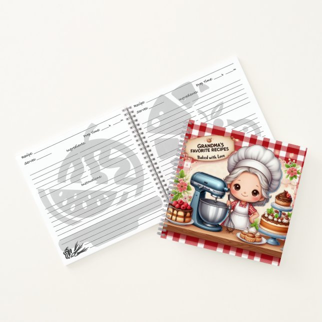 Cuaderno de recetas favoritas de la abuela (Interior)