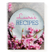 Cuaderno de Recetas Florales Personalizado – Nombr