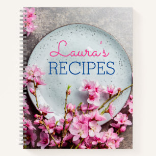 Cuaderno de Recetas Florales Personalizado – Nombr