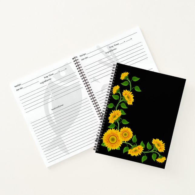Cuaderno de Recetas-Girasoles (Interior)