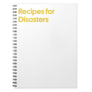 Cuaderno de Recetas para Desastres