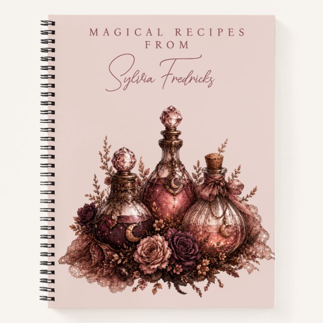 Cuaderno de recetas personalizadas (Anverso)