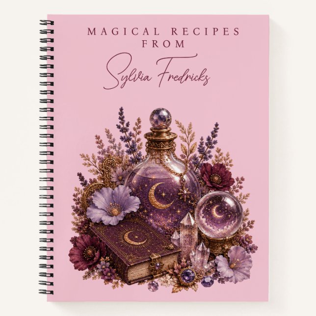 Cuaderno de recetas personalizadas  (Anverso)