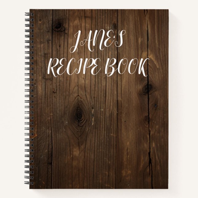 Cuaderno de Recetas Personalizadas de Jane (Anverso)