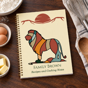 Cuaderno de recetas personalizadas de la familia d