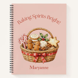 Cuaderno de recetas personalizadas para hornear co