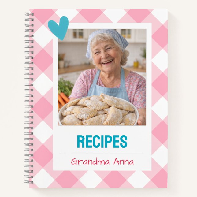 Cuaderno de Recetas Personalizado (Anverso)