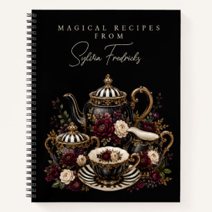 Cuaderno de Recetas Personalizado - Juego de Té Gó