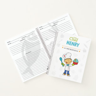 Cuaderno de Recetas Personalizado para Niños