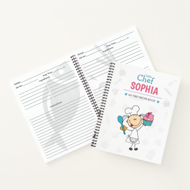 Cuaderno de Recetas Personalizado para Niños – Peq (Interior)