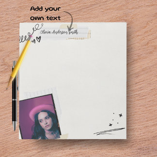 Cuaderno de Recortes | Regalo de Foto y Nombre Per