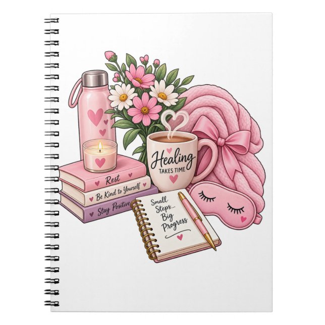 Cuaderno de recuperación de autocuidado Sana con e (Frente)