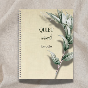 Cuaderno de regalo de jubilación 'Palabras silenci