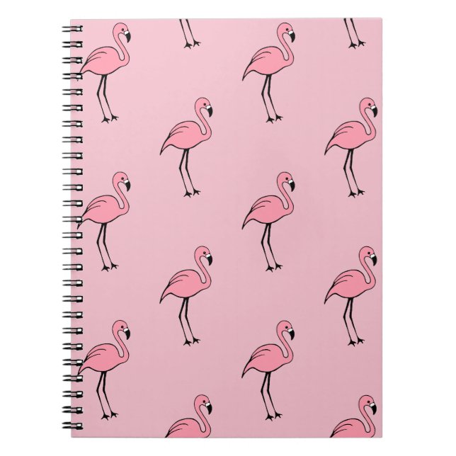 Cuaderno de regalo de oficina escolar flamenco ros (Frente)