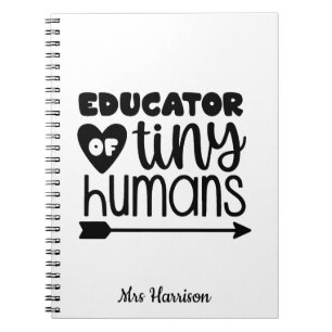 Cuaderno de regalo personalizado del profesor grac