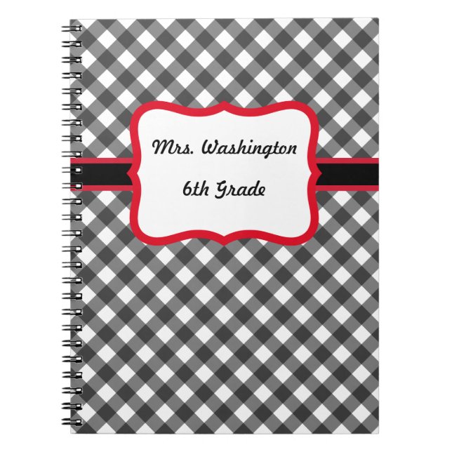 Cuaderno de regalo personalizado para la clase del (Frente)