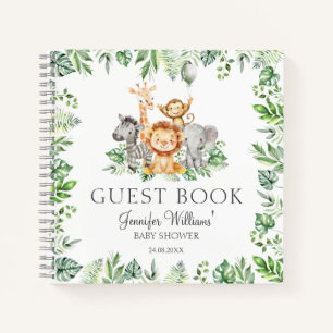 Cuaderno de regalos para invitados de baby shower 