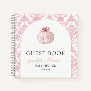 Cuaderno de regalos para invitados de baby shower