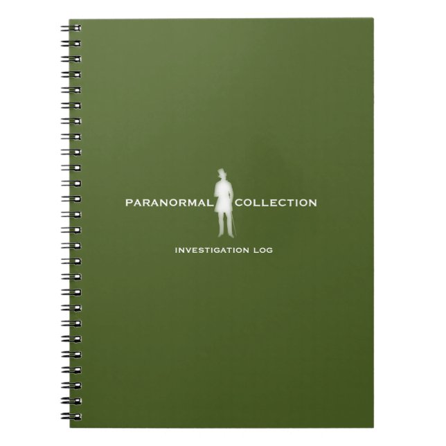Cuaderno de registro de investigación paranormal (Frente)